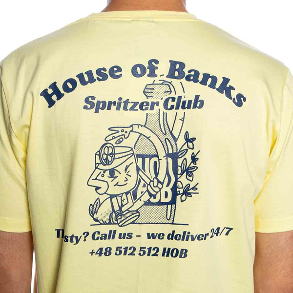 Koszulka House Of Banks Spritzer Club Tee żółta