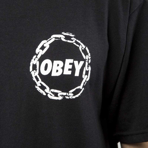 Obey koszulka t-shirt Obey Jumble Chain black
