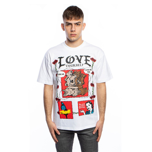 Koszulka Chinatown Market Never Be Alone Bear T-shirt biała