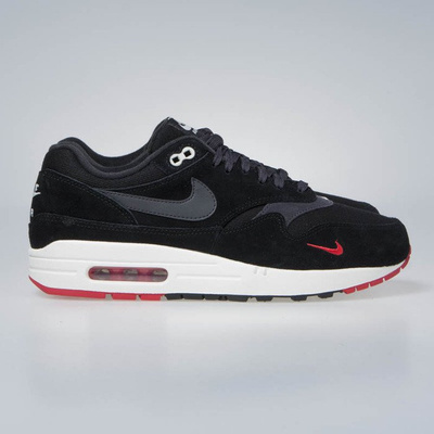 Nike Air Max 1 Premium black/oil grey-university red (875844-007)