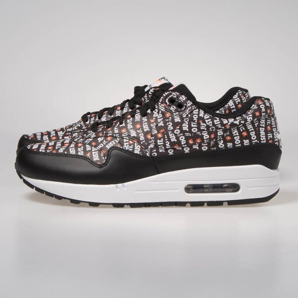 Sneakers buty Nike Air Max 1 Premium black/white-total orange (875844-009)