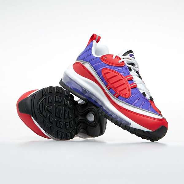 Sneakers buty damskie Nike Air Max 98 psychic purple/black (AH6799-501)