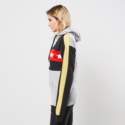 Bluza sweatshirt AdidasOriginals x Rita Ora Sweatshirt black / medium grey AY7143