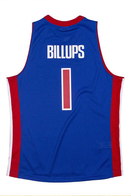 Mitchell & Ness Detroit Pistons #1 Chauncey Billups Swingman Jersey royal