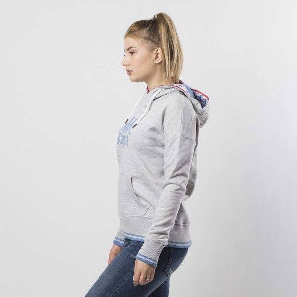 Bluza damska Kappa Chloe Hoody grey melange 303903-18M