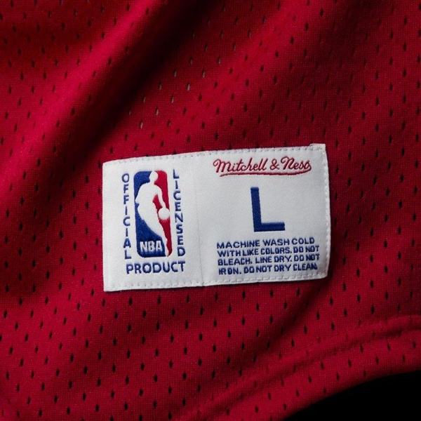 Koszulka Mitchell & Ness jersey Chicago Bulls red Seasoned Pro Mesh Button Front