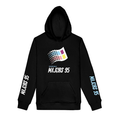 Bluza Majors 95 Hoodie black