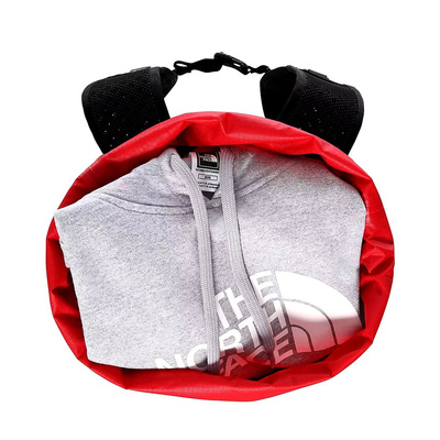 The North Face Waterproof Rolltop Backpack red