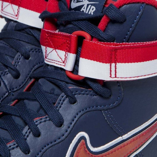 Sneakers buty Nike Air Force 1 High '07 LV8 Sport midnight navy/university red (AV3938-400)