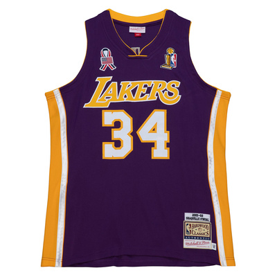 Koszulka Mitchell & Ness Los Angeles Lakers #34 Shaquille O'Neal Finals Jersey fioletowa