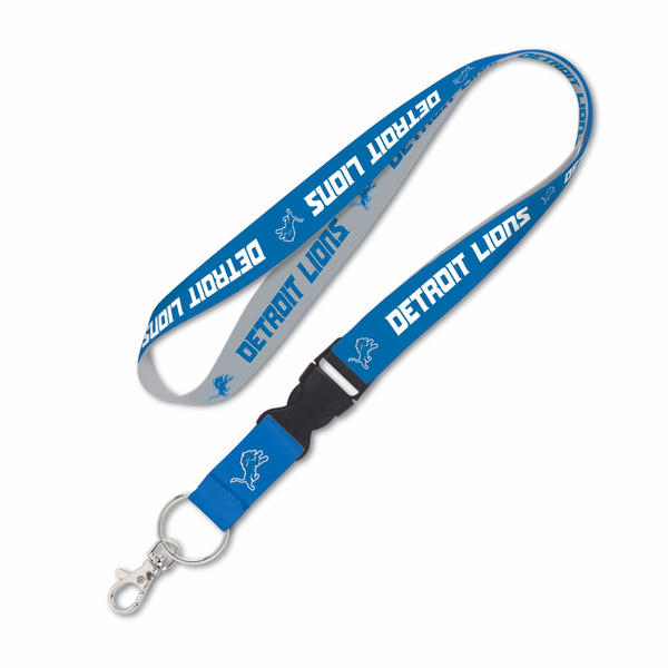 Smycz WinCraft NFL Lanyard w/detachable buckle 1" Detroit Lions