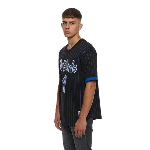 Koszulka Mitchell & Ness Orlando Magic #1 Penny Hardaway black Name & Number Mesh Crewneck
