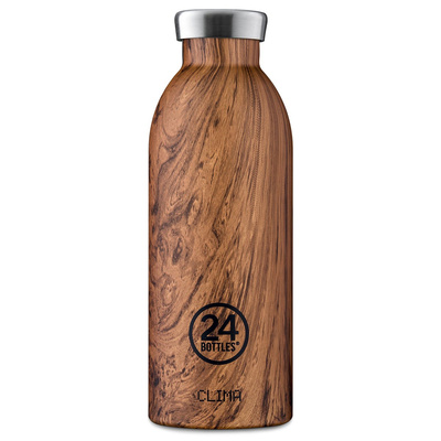 Bottle Eco 24Bottles Clima Sequoia Wood 500 ml 