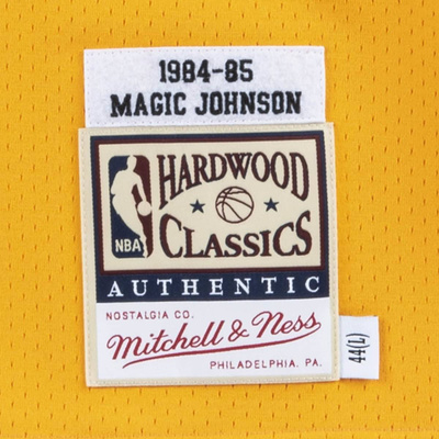 Jersey Mitchell & Ness Los Angeles Lakers #32 Magic Johnson Authentic Jersey yellow