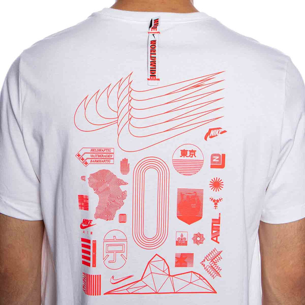 Koszulka Nike NSW Worldwide Globe SS Tee biała