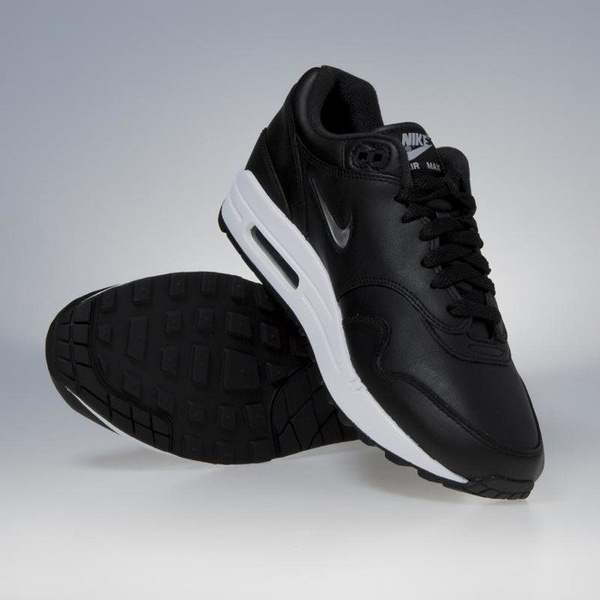 Sneakers buty Nike Air Max 1 Premium SC black / mettalic silver - white 918354-001