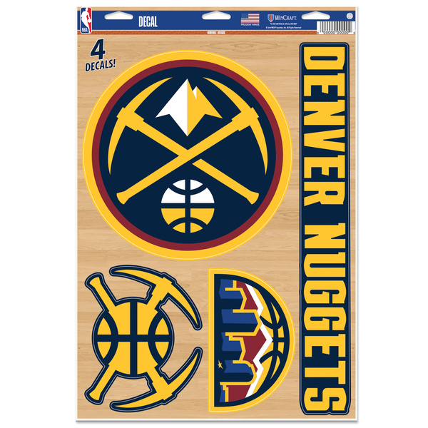 Naklejka WinCraft NBA Multi-Use Decal 11x17 Denver Nuggets