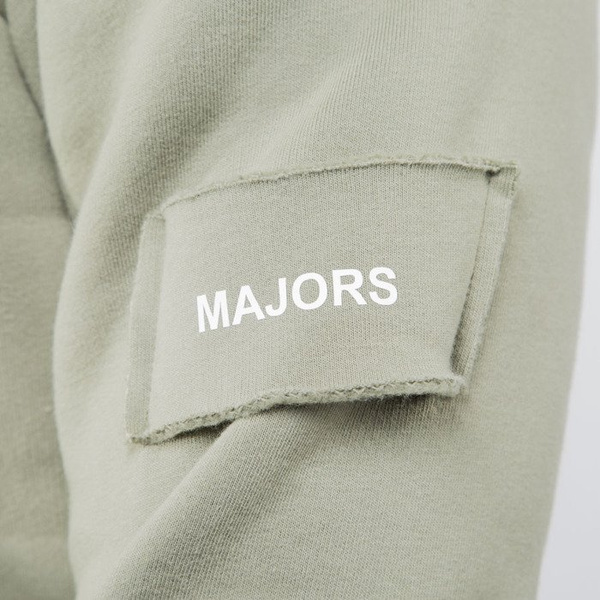 Majors bluza sweatshirt Long Hoodie olive