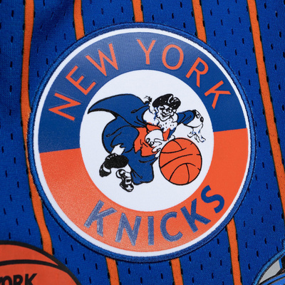 Szorty Mitchell & Ness New York Knicks City Collection Mesh Short niebieskie