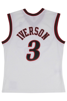 Mitchell & Ness Philadelphia 76ers #3 Allen Iverson 00-01' Swingman Jersey white/white