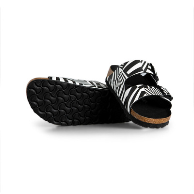 WMNS Slide Arizona BS Narrow Fit dazzle camo black white (1017785)