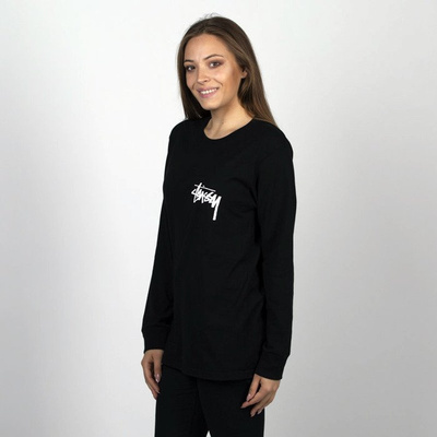 Stussy Longsleeve Stock LS Tee black