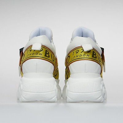 Buty Buffalo London Galip Platform White Leather Sneaker white