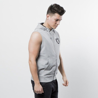 Majestic Athletic Oakland Raiders Manial Sleeveless Hoody grey heather MOR1435E2