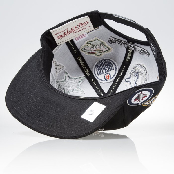 Mitchell & Ness czapka snapback NHL Western black ALL OVER EU879