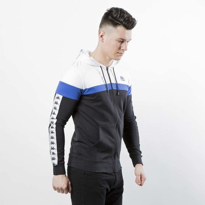 Kappa Sweatshirt Authentic Anabe black / white / blue 303WFG0-908