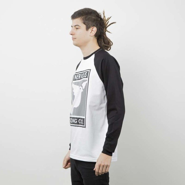 Nervous koszulka longsleeve Poster black / white