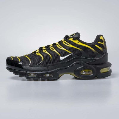 Sneakers buty Nike Air Max Plus black / white - vivid sulfur 852630-020