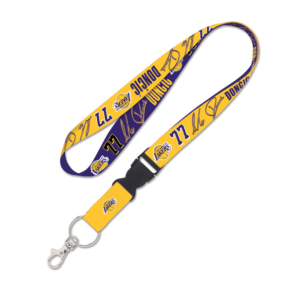 Smycz WinCraft NBA Lanyard w/detachable buckle 1" Luka Doncic Los Angeles Lakers