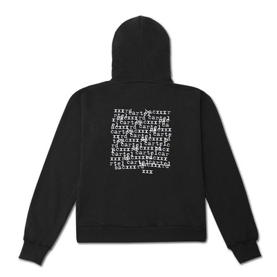 Backyard Cartel Hoody Typescript black SS2018