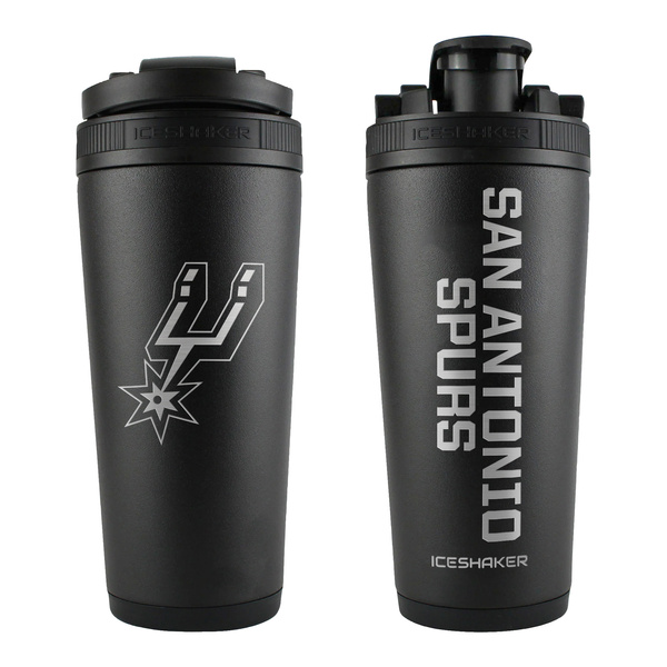 WinCraft NBA 26oz 4D Stainless Steel Ice Shaker San Antonio Spurs