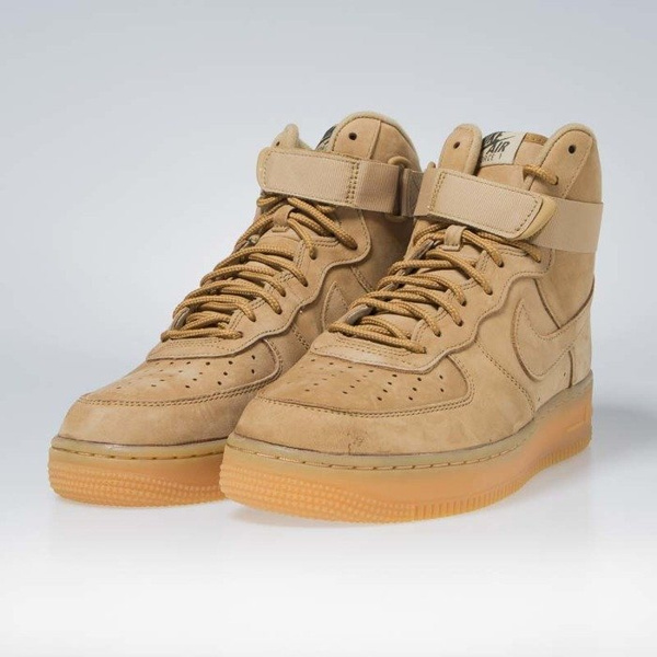 Sneakers buty Nike Air Force 1 High '07 LV8 WB flax/flax-outdoor green (882096-200)