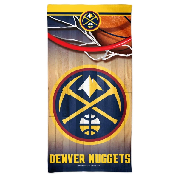 WinCraft NBA Spectra Beach Towel 30x60 Denver Nuggets