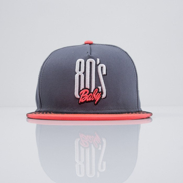 Cayler & Sons czapka snapback Eighties Baby grey / neon pink (CAY-SS15-10-02)