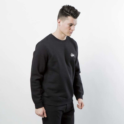 Stussy sweatshirt Basic Stussy Crew black
