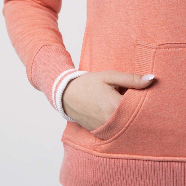 Bluza damska Kappa Chloe Hoody living coral melange 303903-30M