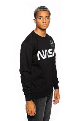 Alpha Industries Sweatshirt NASA Reflective Sweater black