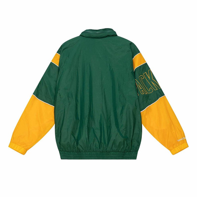 Mitchell & Ness Green Bay Packers Authentic Sideline Jacket green