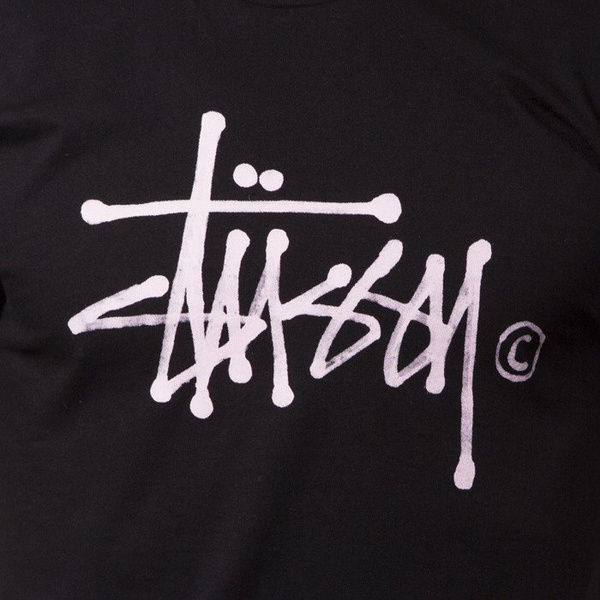 Stussy t-shirt koszulka Water Stock black