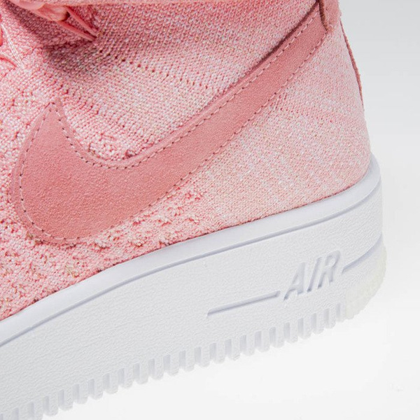Sneakers buty Nike WMNS Air Force 1 Flyknit bright melon / bright melon 818018-802