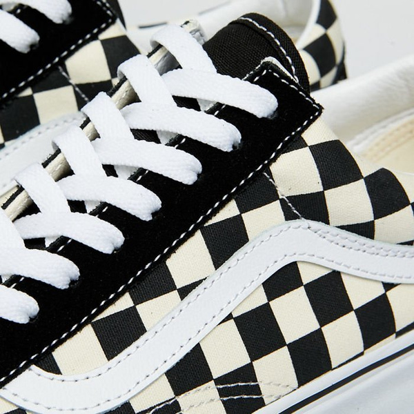 Sneakers buty Vans Old Skool Primary Check czarne (VN0A38G1P0S1)