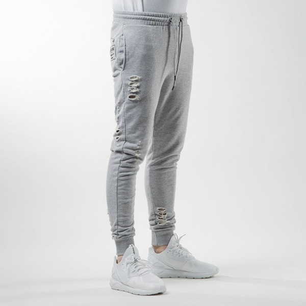 Spodnie dresowe Criminal Damage Shoreditch Jogger grey