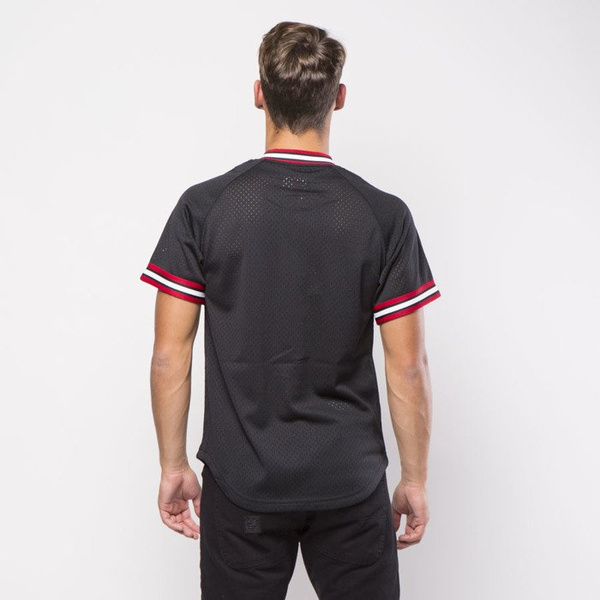 Koszulka Mitchell & Ness jersey Chicago Bulls black Seasoned Pro Mesh Button Front