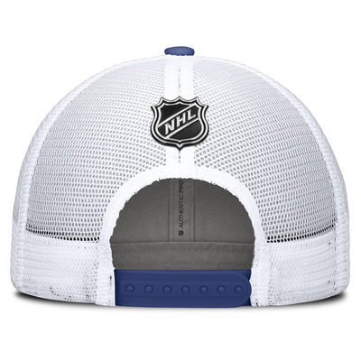 Czapka Fanatics NHL Authentic Pro Rink Structured Adjustable Snapback Edmonton Oilers Blue Cobalt/White