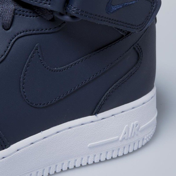 Sneakers buty Nike Air Force 1 Mid '07obsidian / obsidian - white 315123-415