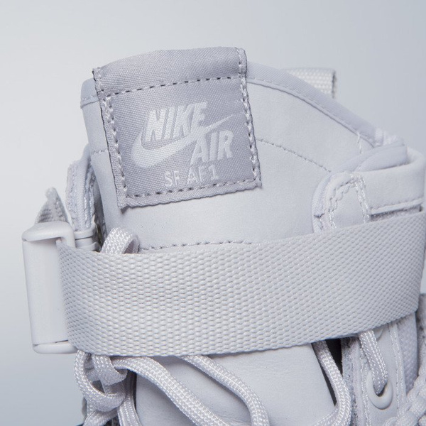 Sneakers buty damskie Nike SF Air Force 1 vast grey / vast grey 857872-003